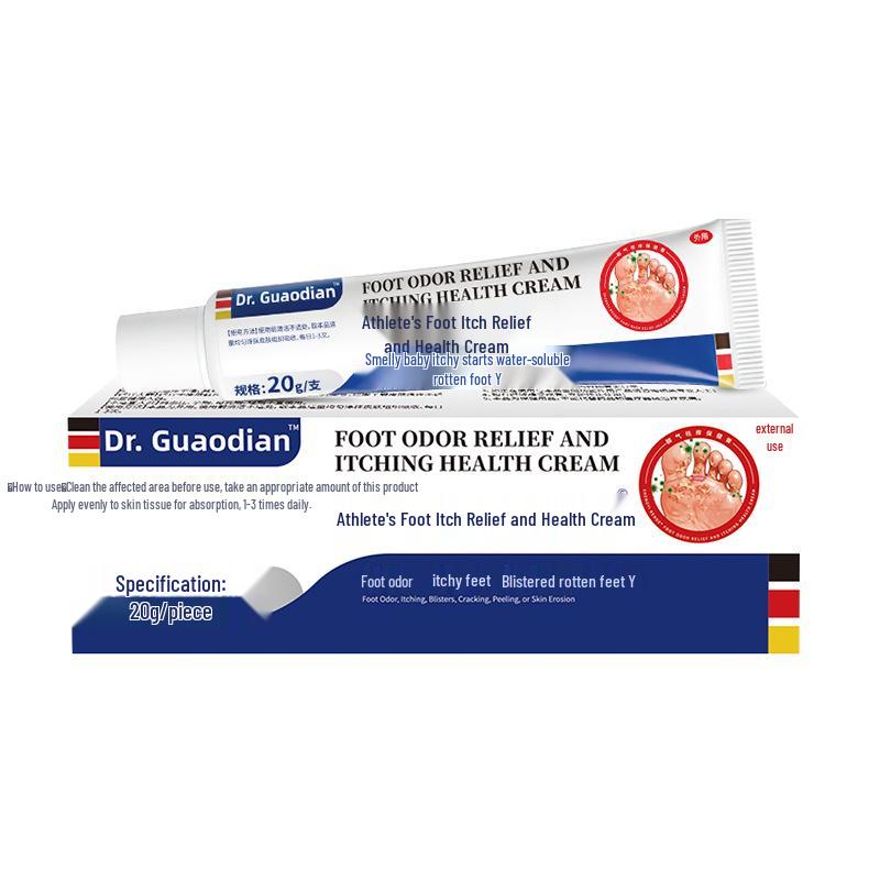 Herbal Anti-Itch Cream for Athlete's Foot: Relieves Itching, Peeling, Odor, and Soreness