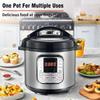 6L 220V Electric Pressure Cooker Stainless steel Smart Multicooker for Kitchen Slow Cooker Rice Cooker Steam Pot Food Warmer