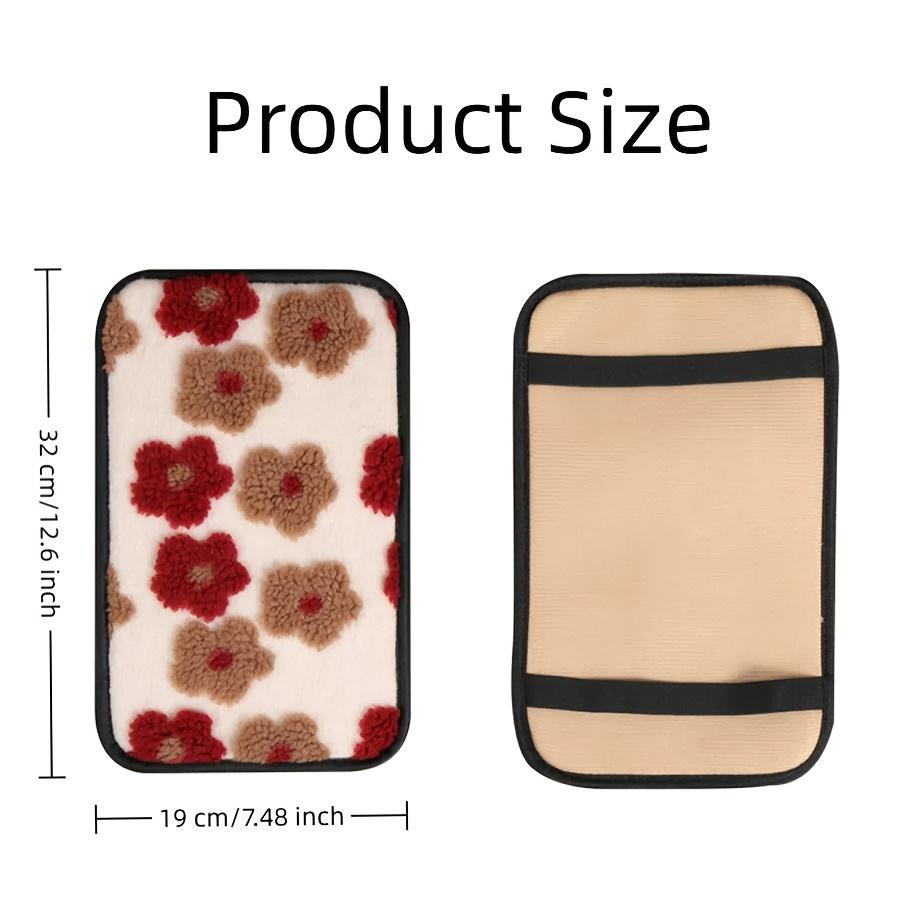 Cute Warm Plush Car Armrest Box Cover - Center Console Arm Cushion Automobile Interior Decoration Pads
