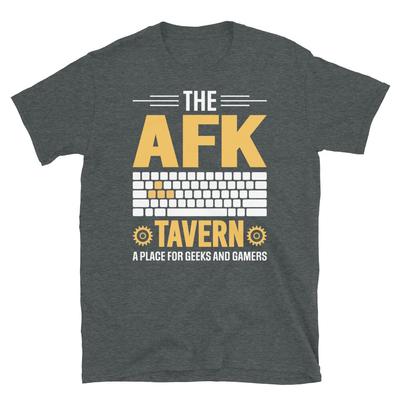 Das AFK Taverne Ort für Away From Keyboard Kurzarm Unisex T-Shirt