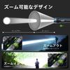 WARSUN DM126C Multi-Function Zoom Flashlight with Powerful Military-Grade Mini LED - Aluminum Construction, Long-Range Beam, and USB-C Rechargeable