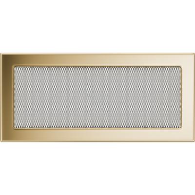 Tampa de ventilação 17x37 banhada a ouro