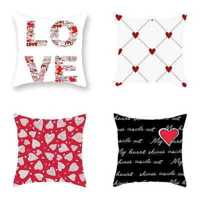 Love Couple Gift Decoration Pillowcase Room Bedroom Sofa Cushion Cover Wedding Party Decoration Home Hug Pillowcase