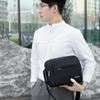 Men's Multi-Layer Splash-Proof Messenger and Shoulder Bag, Large Capacity Casual Business Cloth Bag with Wallet and Print Design