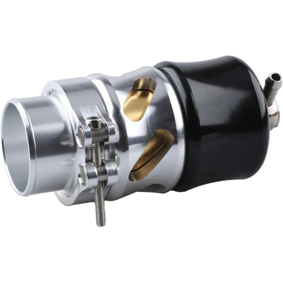 38MM VEE PORT TURBO CHARGER/INTERCOOLER ALUMINUM BLOW OFF VALVE BOV 20 PSI BLACK(Blue)