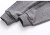 Kids' Autumn/Winter Cotton Trousers: Boys' European American Printed Knit with Ribbed Cuffs
