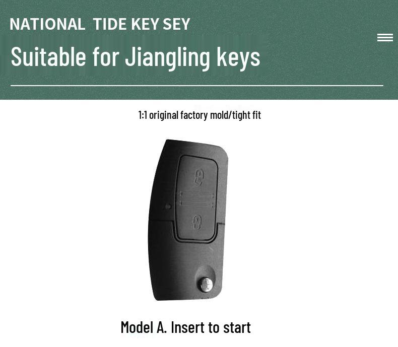 Schlüsseletui für JMC Yuhu S350/S330 & Yuhu 5