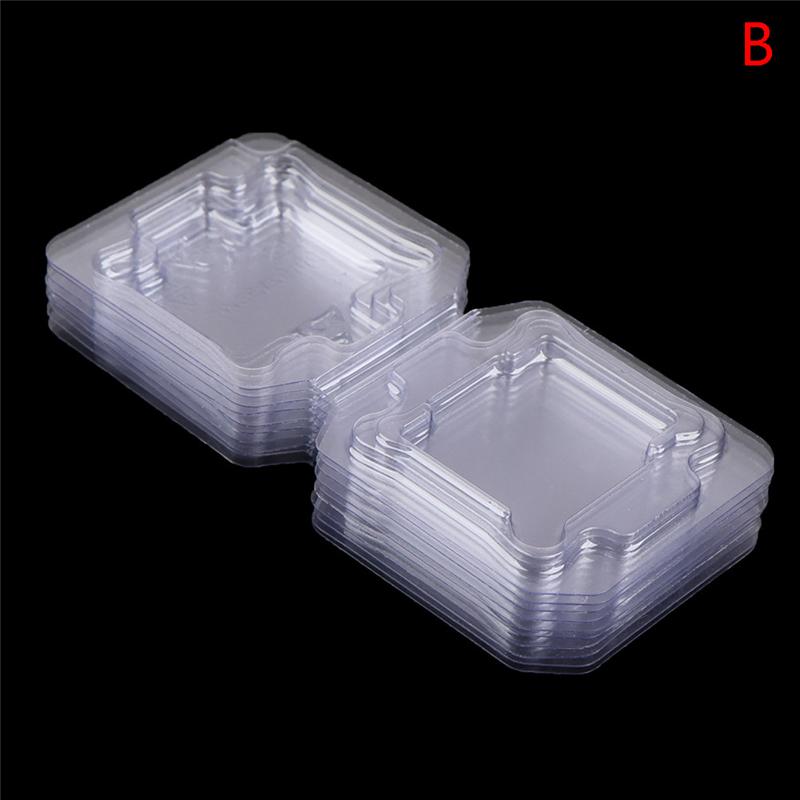 10Pcs Cpu Box Cpu Plastic Protective Case Cpu Clamshell Tray Case Container