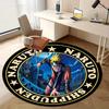 1pc Naruto Shippuden Anime Theme Circular Rug - Home Decor, Office Round Mat, Outdoor Carpet Gift for FansRC2754