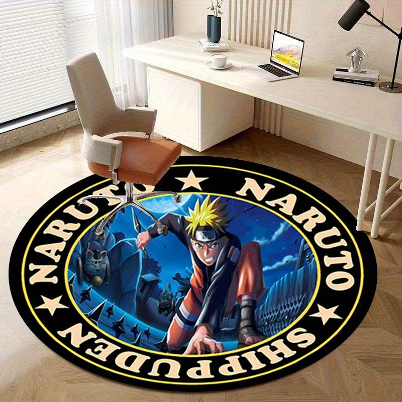 1pc Naruto Shippuden Anime Theme Circular Rug - Home Decor, Office Round Mat, Outdoor Carpet Gift for FansRC2754