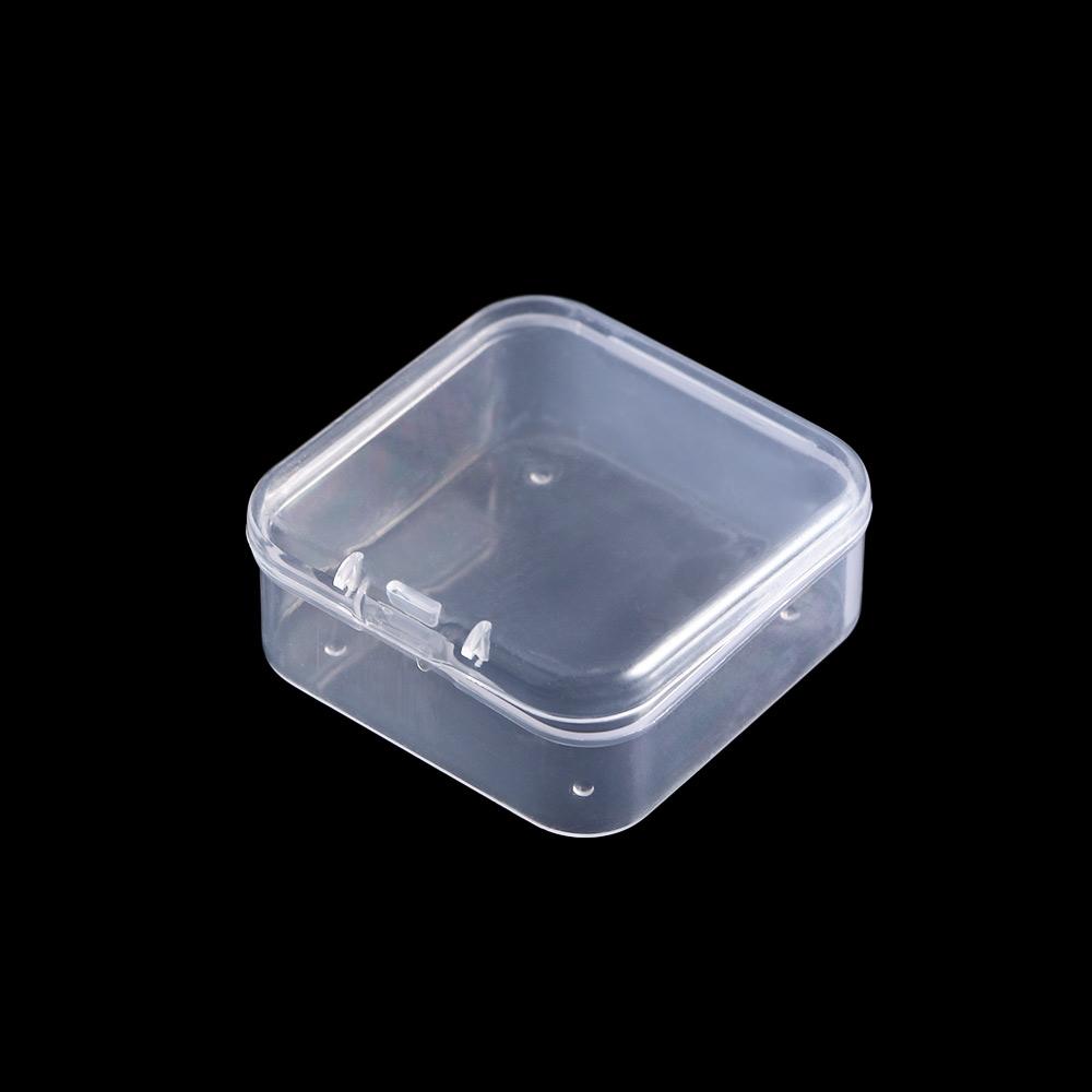 Korean Displays Box Transparent Finishing Container Rings Case Organizer Jewelry Storage Packaging