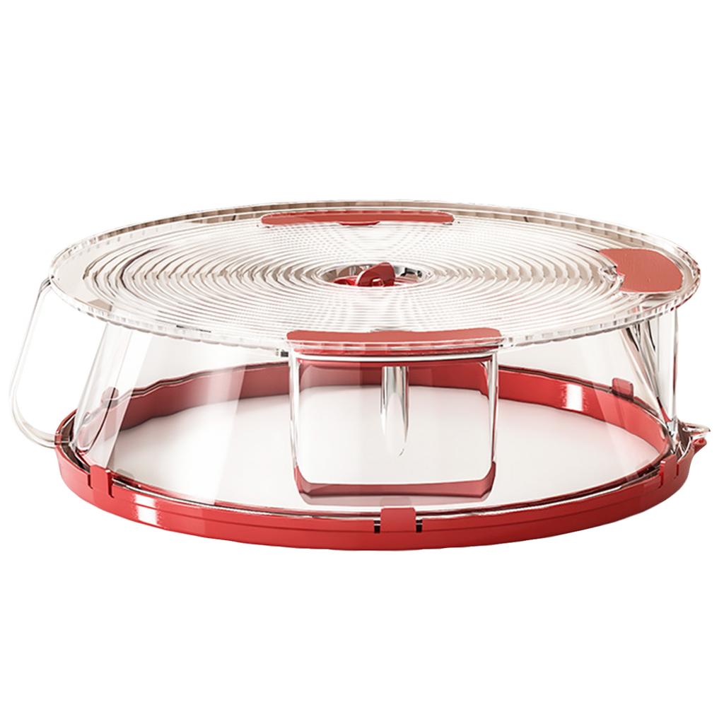 Food Cover Mesh Dome with Water Ring Base for Insect and Dust Protection Large Size Round Shape Suitable for Kitchen and Outdoor Use