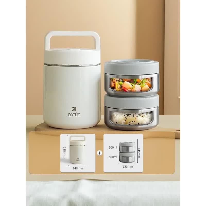 CAMUZ Large Capacity 316 Stainless Steel Insulated Food Jar