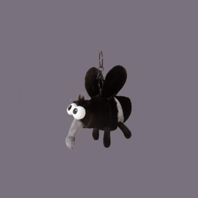 1 Piece 13/25Cm Cute Stuffed Bug With Angry Face Doll Bag Pendant Summer Mosquito Plush Toy Funny Gift For Kids Home Decor