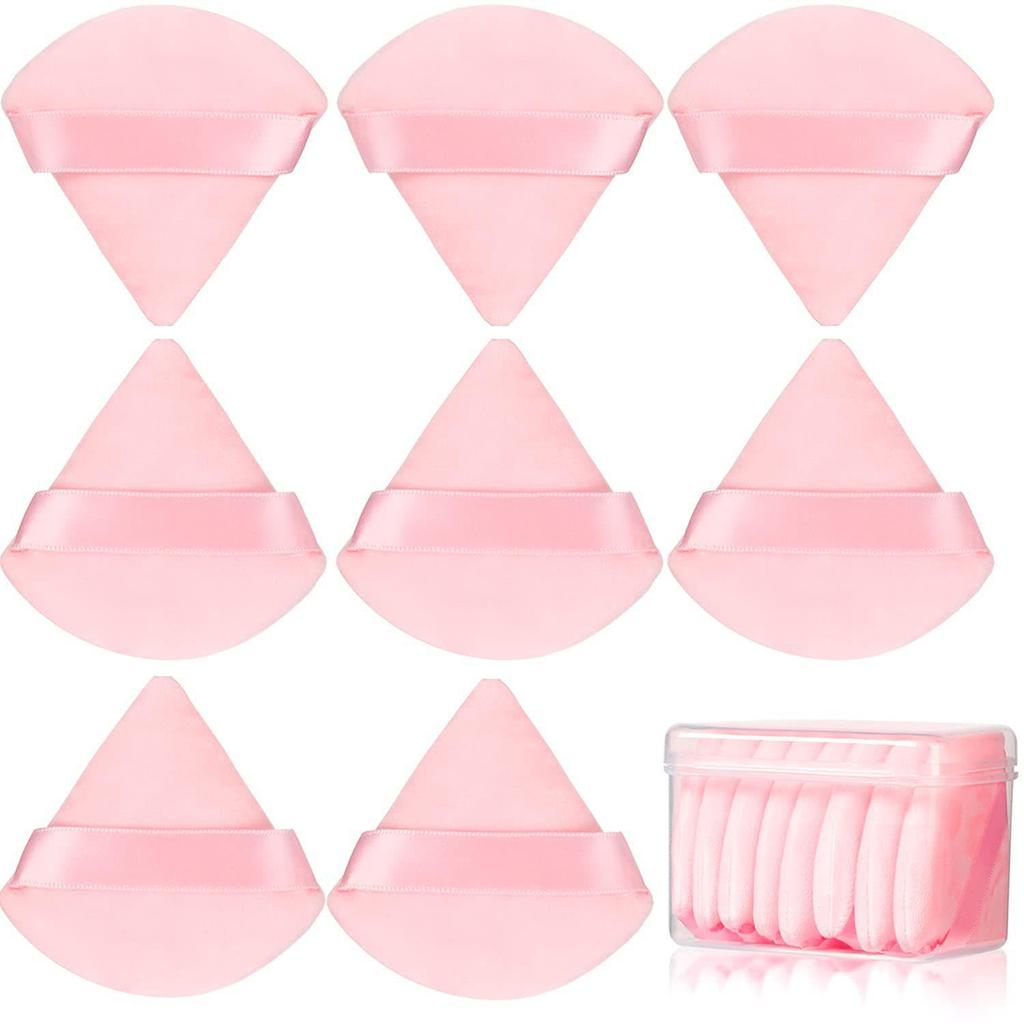 Cross-Border Triangle Powder Puff: Loose Powder Makeup Tool