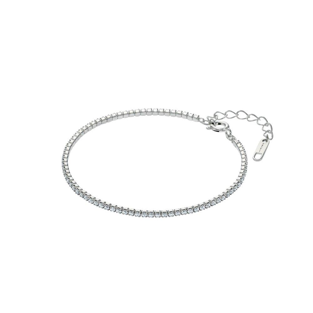 [By Leeer] H Edition Silver (W) Tennis Bracelet 1.5mm Bh6B32619W9190