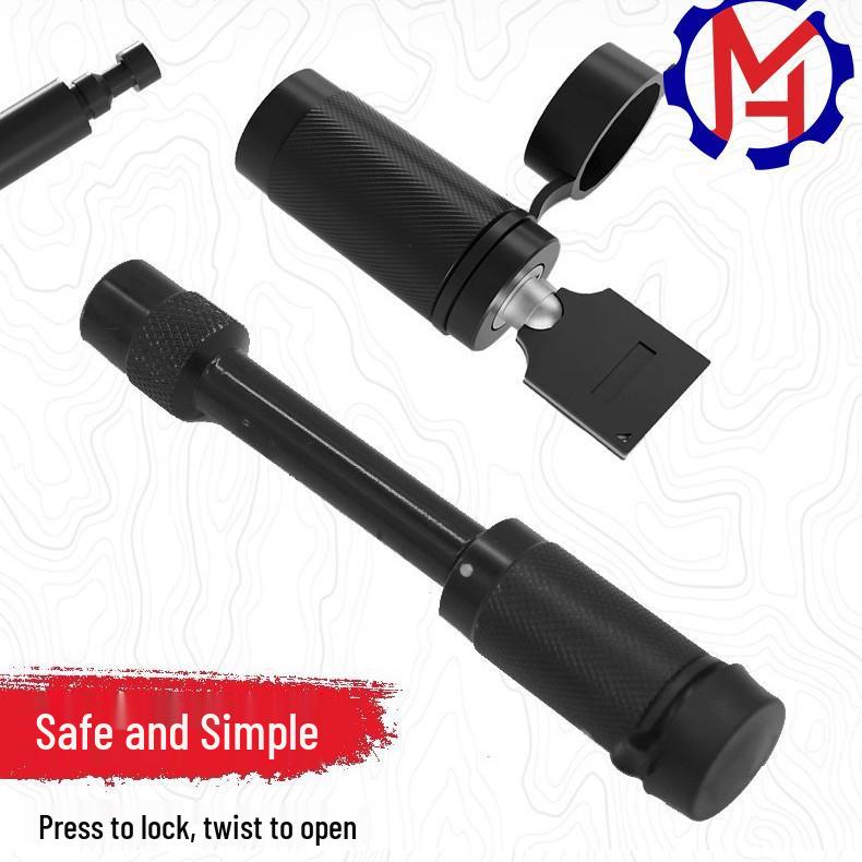 Universal Hitch Pin Trailer Receiver Lock with Anti-Corrosion Strap & 2 Keys for Anti-Theft Protection