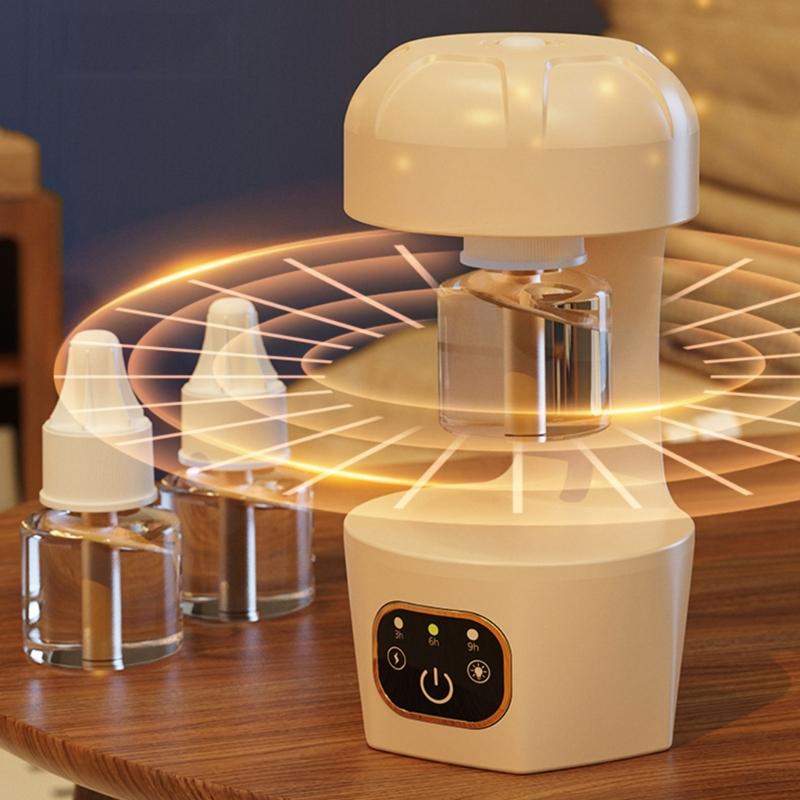 Portable USB Rechargeable Mosquitoes Repellency Device For Indoor Outdoor Use Insect Killing With Night Light Function