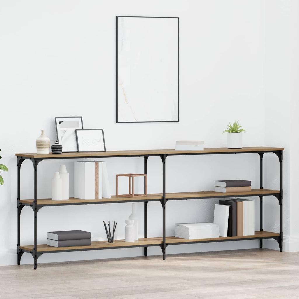 Artisan Oak Console Table 200 x 29 x 75 cm