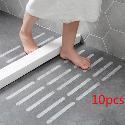 10PCS/SET Home Bathroom Transparent Slip Proof  Bathroom Bathtub Shower Room Antiskid Strip