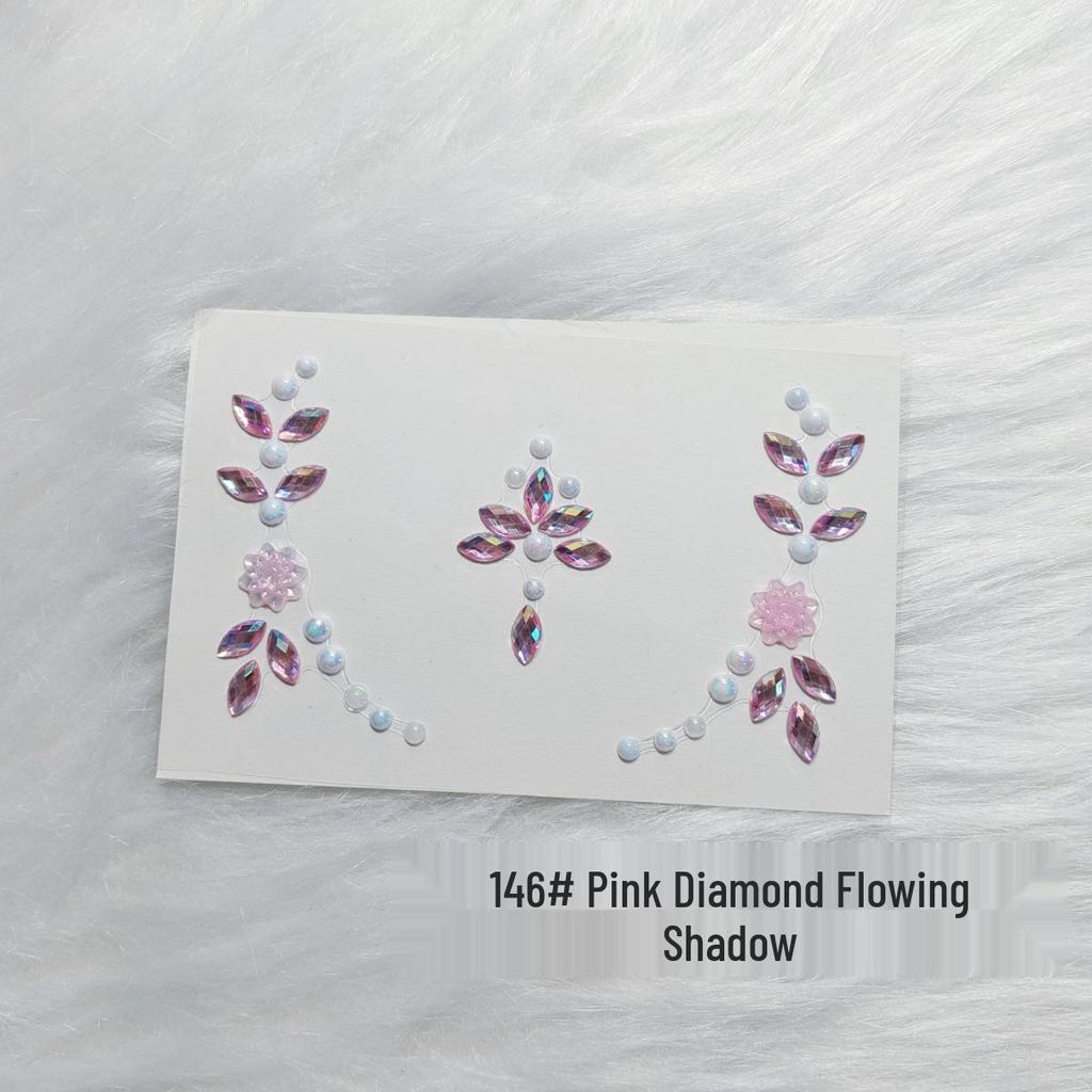 Kids' Rhinestone Eye and Brow Stickers for Makeup and Performances