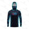 Mens Lightweight UV Protection Fishing Hoodie With Neck Gaiter Outdoor Angling Quick-Dry Breathable Long Sleeve Top
