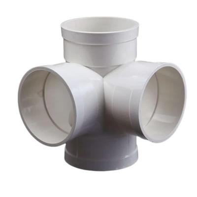 PVC 3D Drainage Cross Pipe Fitting