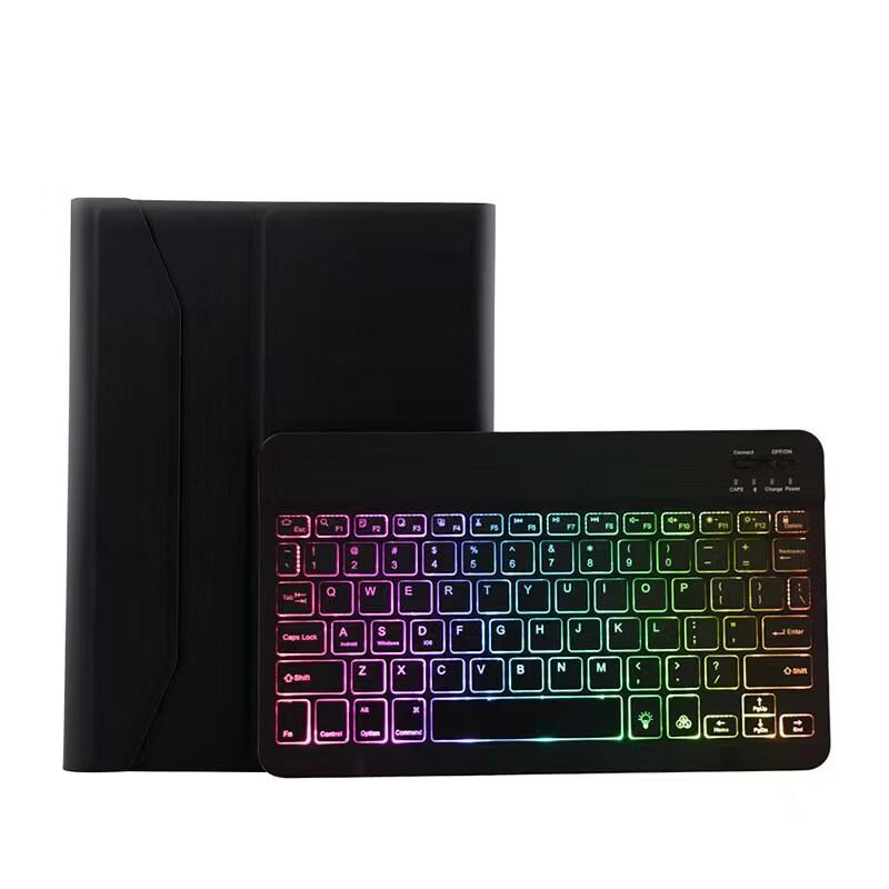 OLOEY 10-inch RGB Backlit Bluetooth Keyboard with Mouse