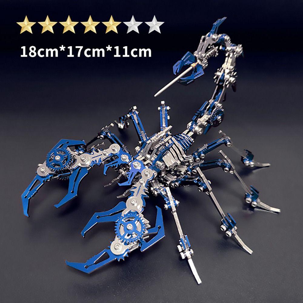 Detachable Scorpions Model Steampunk Mechanical Insect Fashion Assemble Toy