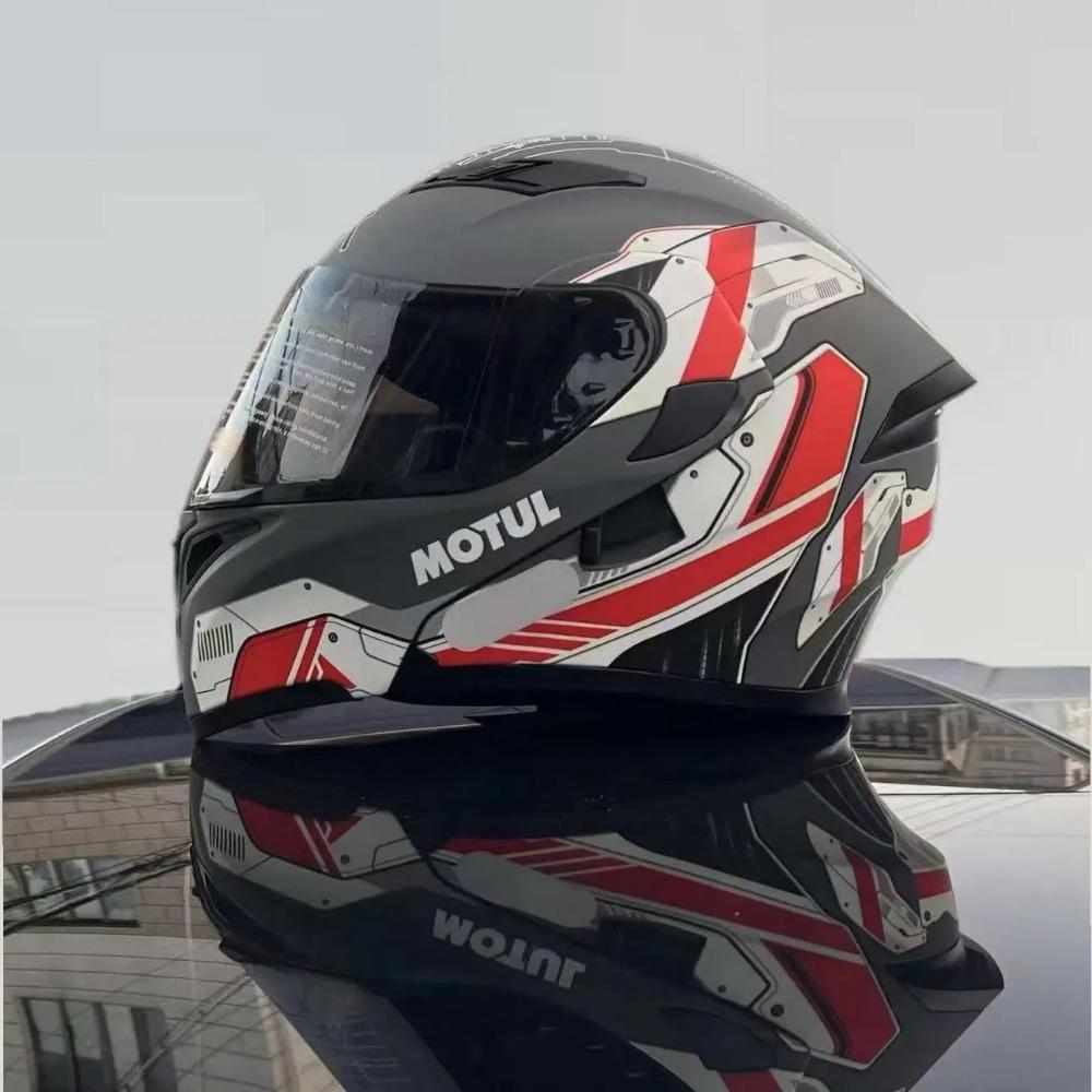 New face-off helmet extra large 70 extra large head circumference double lenses new motorcycle helmet
