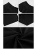 Combed Cotton One-Shoulder Summer Dress - Women's Sexy Slim Fit, Waist-Cinched, Hip-Hugging Short Style
