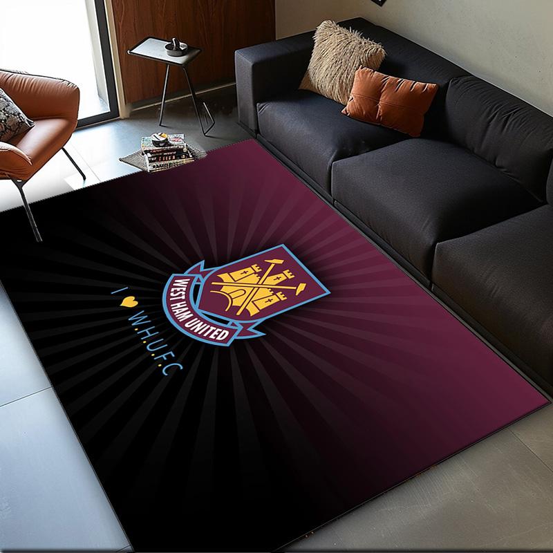 West Ham United Carpet, Chair Rug,Rug for Office Bedroom living rooms, Doormat decor Fan Gift Christmas Gift
