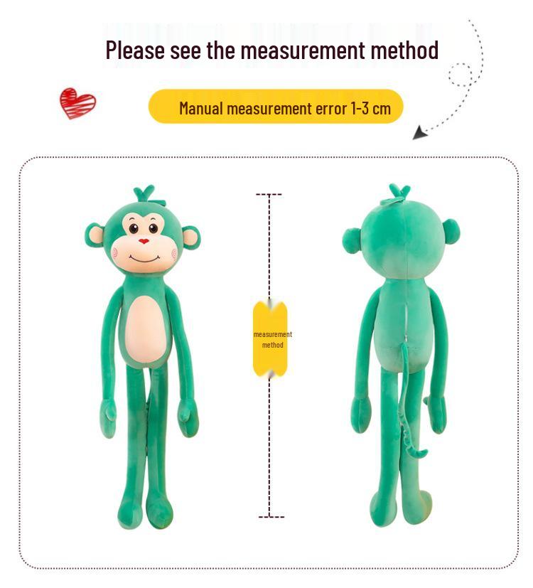 Long-Legged Forest Animal Plush Toy - Lion, Tiger, Monkey Pillow & Stuffed Doll Gift for Girls