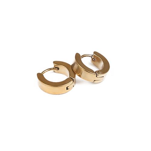 Fashion Gothic Triangle Earrings Unisex Punk Rock Copper Men Women Ear Stud Earrings Pierced Push-Back Ear Plug Buckle jewelry