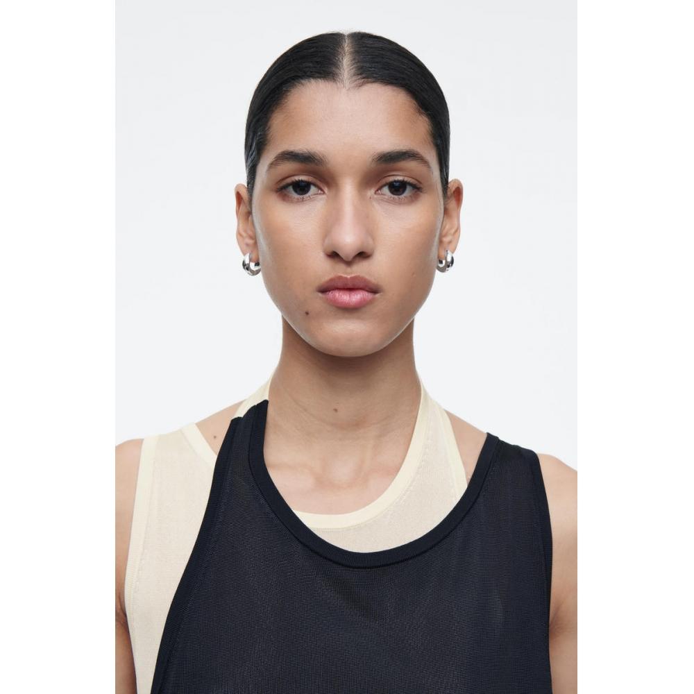 

Cos Japan Mini Curve Hoop Earrings