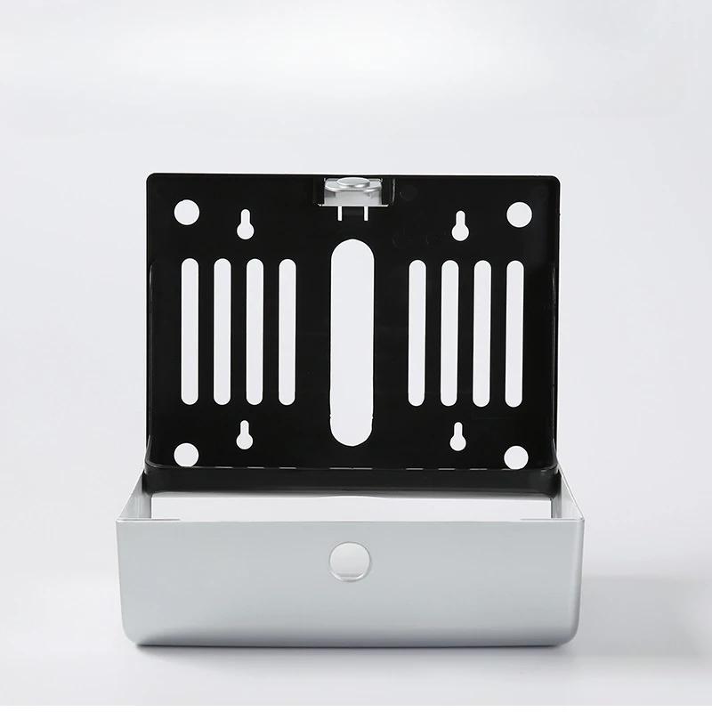 Punch Free Tissue Dispenser Hand Wiping Paper Box Wall Mounted Household Toilet Paper Drawer Washroom Paper Towel Storage Racs