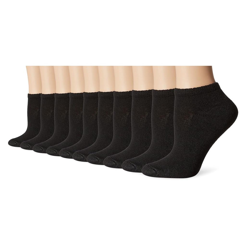 Men's Solid Color Cotton Socks-10 Pairs Set