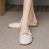 Flat-bottomed Bag Head Half Slippers Women's Shoes Wear New Summer Pregnant Women Lazy Shoes Half Tray Gentle Evening Cool Slippers