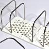 Desk File Sorter Organizers Rack 6 Section Book End Desktop Bookshelf Space Saving Bookend Magazine Stand 37x145x135mm
