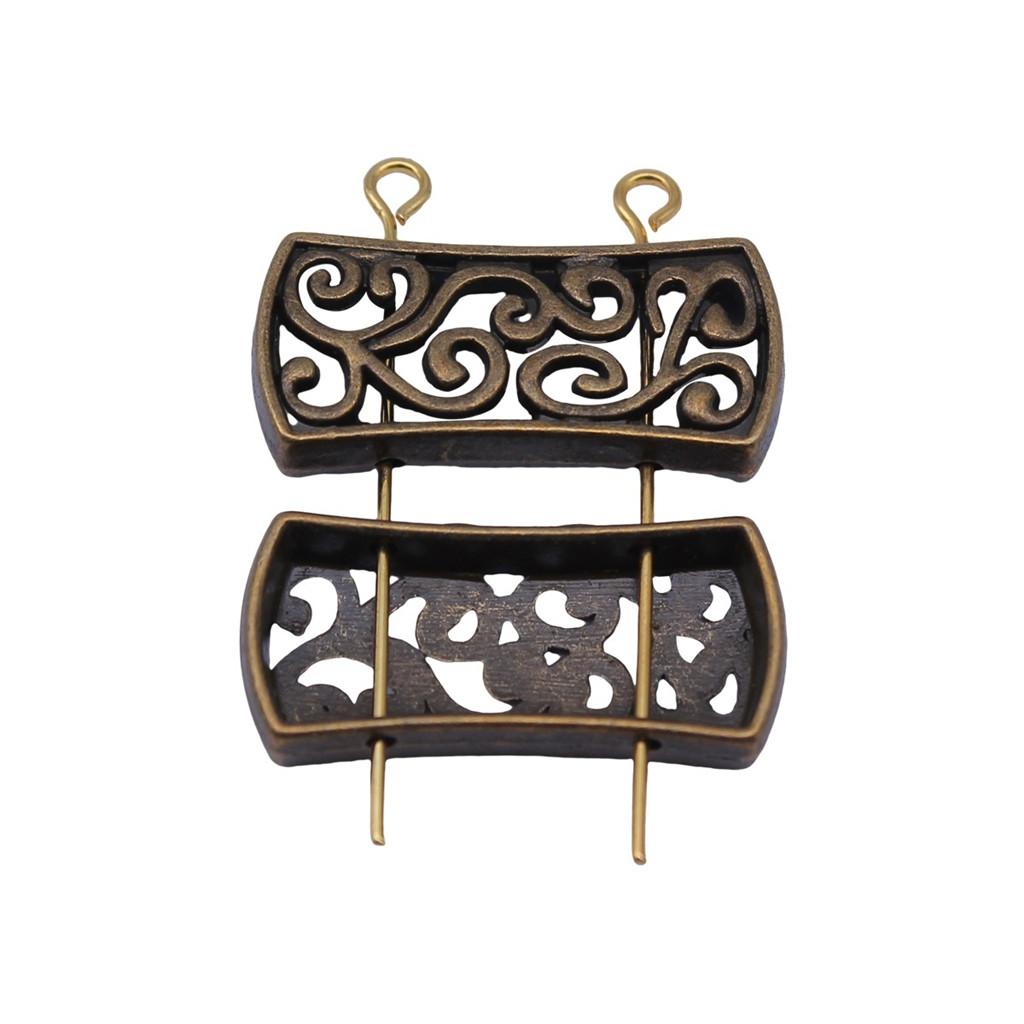 Multi Hole Tube Beads Spacer Antique Style Links For Multi Strand Bracelets