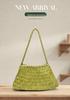 Borsa intrecciata fatta a mano: Borsa a Tote Retro alla Moda, Versatile da Portare Sottobraccio o a Spalla, Perfetta per Mamma e Bambino.