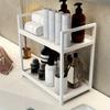 Organisateur de comptoir à 2 niveaux pour cuisine, salle de bain, cosmétiques, étagère de rangement pour chambres, bureaux, comptoirs, bibliothèque