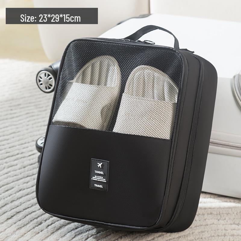 Portable Three-Layer Dustproof Shoe Storage Bag - Easy Carry, Handheld, for Outdoor Travel