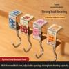 Punch-Free Multifunctional Backpack Hook for Desks and Doors