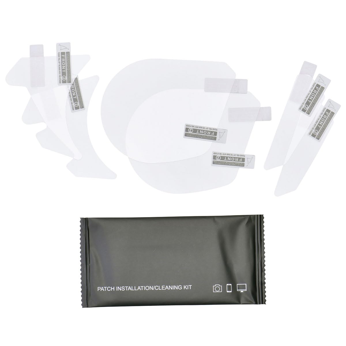 

DRC Meter Screen Protective Film for CBR250RR (2017-2025), Specially Designed, Set of 2, Clear Glossy, Scratch and UV Protection, F6116