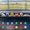 6Pcs Car Mounted Ornament Office Desk Cartoon Cute Workstation Journey To The West Wukong Master Disciple Small Ornament
