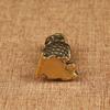 Retro Copper Animal Tea Pet Retro Brass Owl Ornaments Miniature Statues Desktop Decorations Decoration Crafts Keychain Pendant