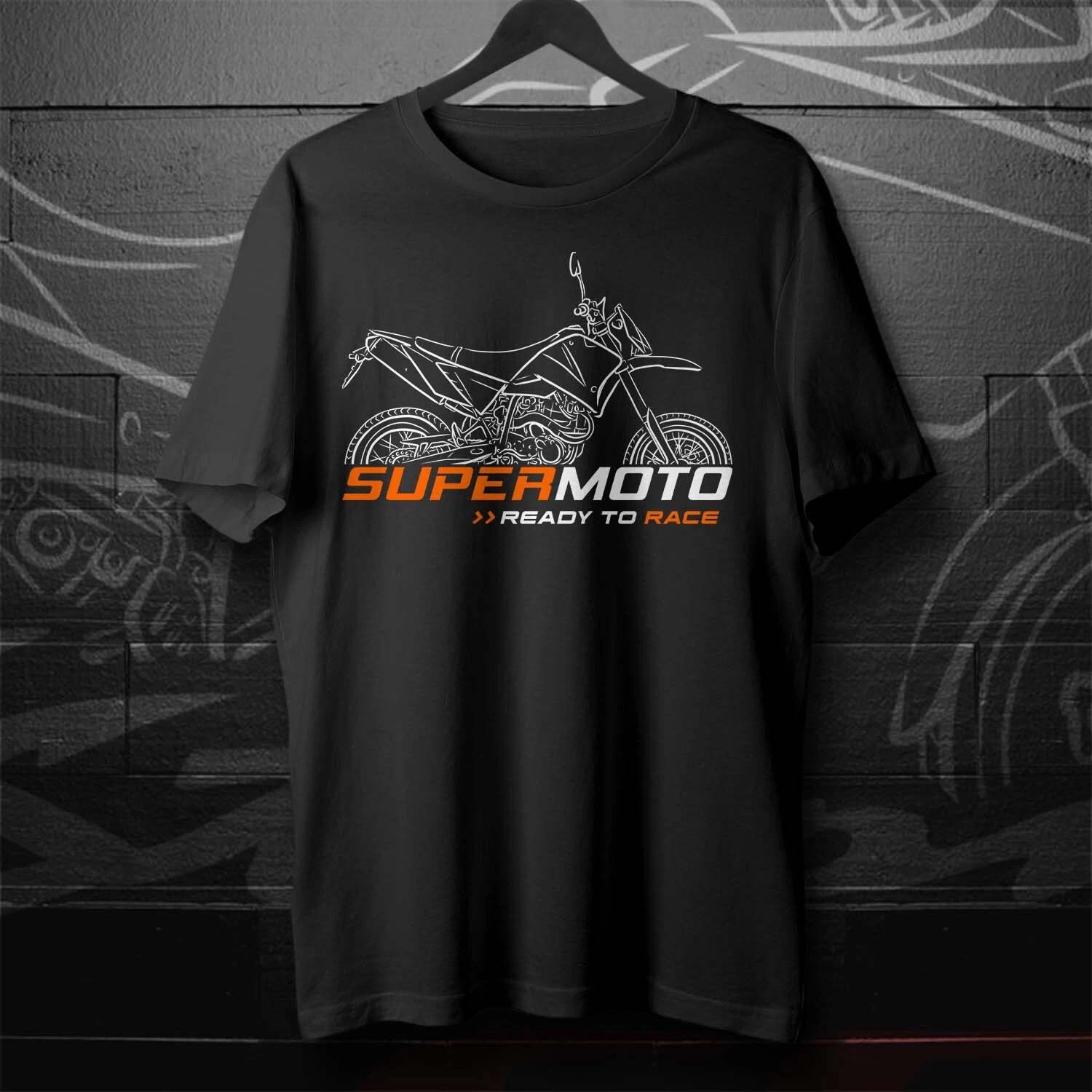 

KTM 640 LC4 SuperMoto 1998-2006 - Motorcycle T shirt for Enduro Riders XL