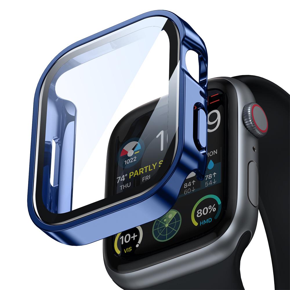 Cover for Apple Watch Case 46mm 42mm 45mm 44mm 49mm 41mm 40mm Screen Protector Tempered Glass Series 11 10 7 8 9 SE 6 5 4 Ultra 2/3