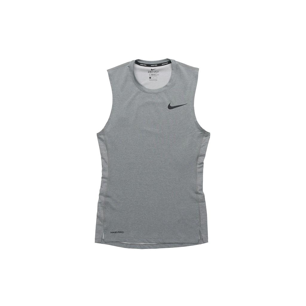 Nike Pro Sleeveless Compression Tank Top Men Tops Smoke-Grey BV5601-085